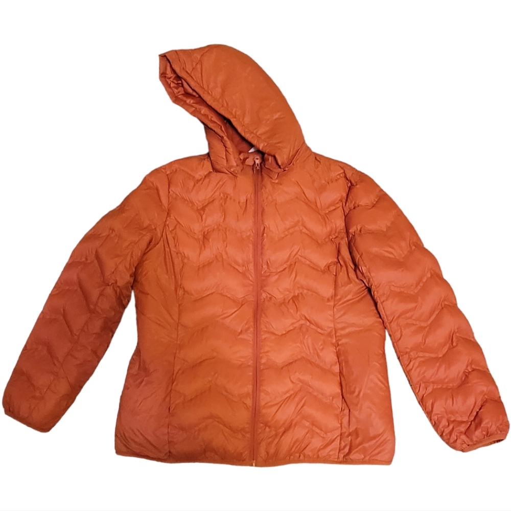 Orange fall/winter coat